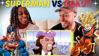 SSJ9K "Goku vs Superman RAP BATTLE!" REACTION!!