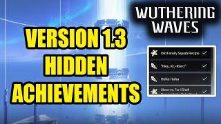 Wuthering Waves 1.3 Hidden Achievement List