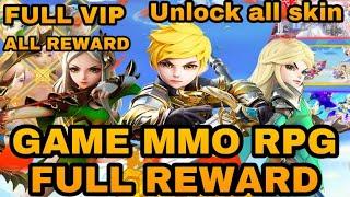 GAME MMO RPG PRIVATE SERVER FULL REWARD - FULL VIP & REWARD ALL SKIN