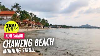 Chaweng Beach, Morning stroll - Koh Samui, Thailand