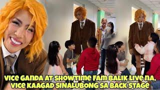 VICE GANDA KAAGAD SINALUBONG sa BACKSTAGE, SHOWTIME FAM BALIK LIVE NA ngayon Jan 2,