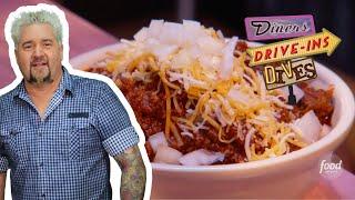 Guy Fieri Eats State Champ CHILI at The Diner in OK | Diners, Drive-Ins and Dives | Food Network