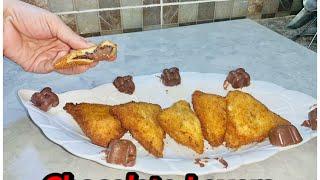 Chocolate lovers Samosa | Sweet Snacks | Tea time snack | tasty food with maryam