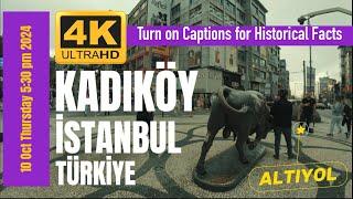 Street by Street Walking Tour in Kadıköy, Istanbul | Walking Street Tour | Part 1