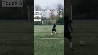 3 Touch Challenge!  #soccer #football #shorts