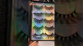 Where to buy glitter eyelash book with 5 pairs lashes? | eyelash organizer book #shorts