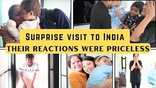 Suprising our family in India | Surprise visit to India | Priceless reactions of our Family members