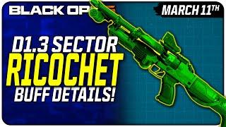 Big Buff to the D1.3 Sector Ricochet Blades in Black Ops 6!