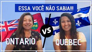 QUEBEC vs ONTARIO | CURIOSIDADES E DIFERENÇAS com @NathBruno