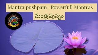 Mantra pushpam | Powerfull Mantras | SVBP