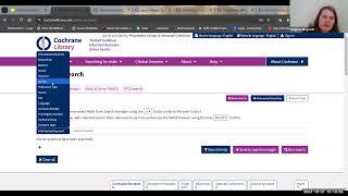 Cochrane Systematic Reviews: An Introduction to Searching the Cochrane Library