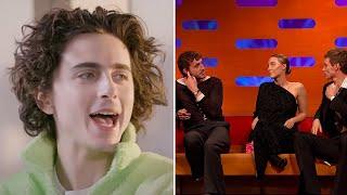 Timothee Chalamet REACTS To Saoirse Ronan CALLING OUT Paul Mescal & Eddie Redmayne On Graham Norton