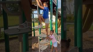 Dad catches daughters fighting on the playground because of this #shorts