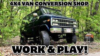 4x4 Van Conversion Shop Work & Play! - The Swim Shop 4x4 Vans