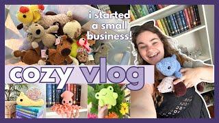 COZY VLOG: where I've been, & starting my own small business!!