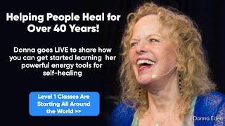 Donna goes LIVE to share how you can learn her energy healing techniques.