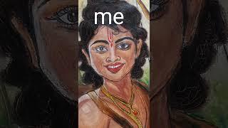 Sanju arts vs me️ #shorts #drawing #sketch #vs please subscribe 