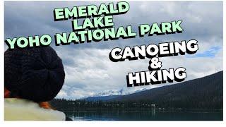 A Relaxing Canoe Ride on the Breathtaking Emerald Lake in Yoho National Park #canadianrockies