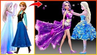 Frozen Elsa Anna Glow Up Beautiful - Disney Princesses Transformation | Fashion Wow