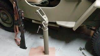 Jeep Step Mount Pedestal Overview for .30 cal, .50 cal BMG and BAR Willys MB