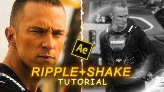 Ripple + shake transition on after effects