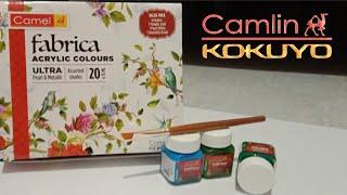 Camlin Kokuyo Fabrica Acrylic Colors Review | Full Guidance and Review | Draw with me