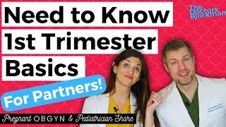 1st Trimester Guide for Partners | Pregnant OBGYN + Pediatrician Tips!