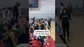 Physical altercation between Liz Cambage and Nigerian players 