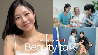 찐친들과 메이크업하고 사진찍기! | Beauty talk with my besties