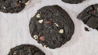 Chocolate Chip Black Sesame Cookies | Easy Chewy Recipe