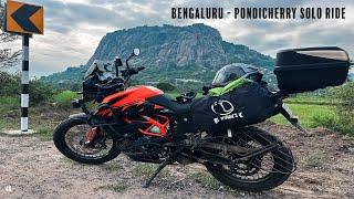 Solo Bike Trip to Pondicherry | Bengaluru to Pondicherry | Weekend Ride from Bengaluru | KTM ADV 390