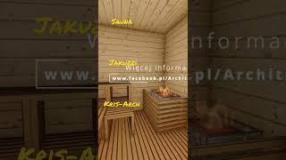 wizualizacja altany z sauna  I jakuzzi by KRIS-ARCH #construction #woodworking #visualeffects