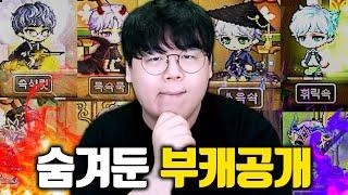 숨겨둔 메이플 부캐 공개합니다 [테스터훈]