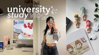 study vlog ️ | what i wear in a week + university life