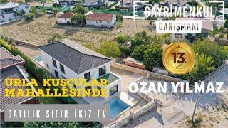 Urla Kuşçular'da Satılık Sıfır İkiz Villa