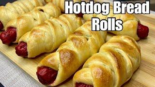 SAUSAGE BREAD ROLLS | HOTDOG BREAD ROLLS by lanie tapire#breadrolls #breadrecipe