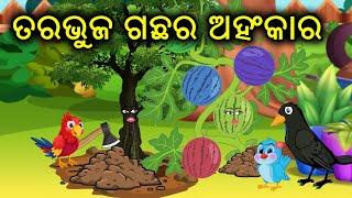 Tarbuja gachhara Ahankar |  Birds Cartoon | Odia Birds | Tiki Chadhei Gapo | Zoo Joo TV | Cartoon