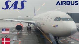 SAS AIRBUS A330-300 (Economy) Chicago-Copenhagen/ Flight Review