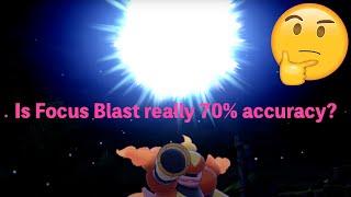 I used focus blast 100 times to test if it is really 70%