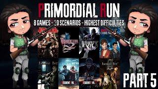 PRIMORDIAL RUN: 8 Resident Evil Games - 20 Scenarios - 0 Damage (Part 5)