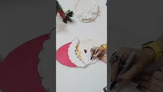 DIY Santa Christmas advent calendar  #neeldeepscreations