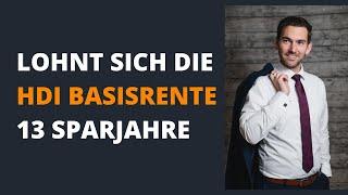 Lohnt sich die HDI CleverInvest Basisrente mit 13 Jahren Spardauer?