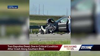 Two Florida deputies killed, 1 in critical condition after being hit on Southern Boulevard