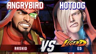 SF6 ▰ ANGRYBIRD (Rashid) vs HOTDOG (Ed) ▰ High Level Gameplay