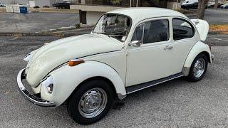 Test Drive 1972 VW Super Beetle 4 Speed SOLD FAST $11,900 Maple Motors #2737-2