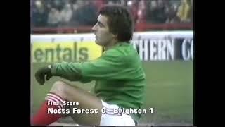 Nottingham Forest v Brighton 17-11-1979