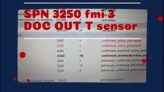 SPN 3250 FMI 3 Doc Output Temperature sensor