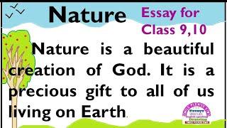 Essay on Nature in English for 9, 10 class students | Speech on nature | by Smile Please World