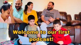 Our first ever family broadcast!