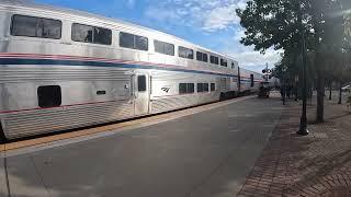 Amtrak train #6 California Zephyr in Martinez Ca 10/13/24